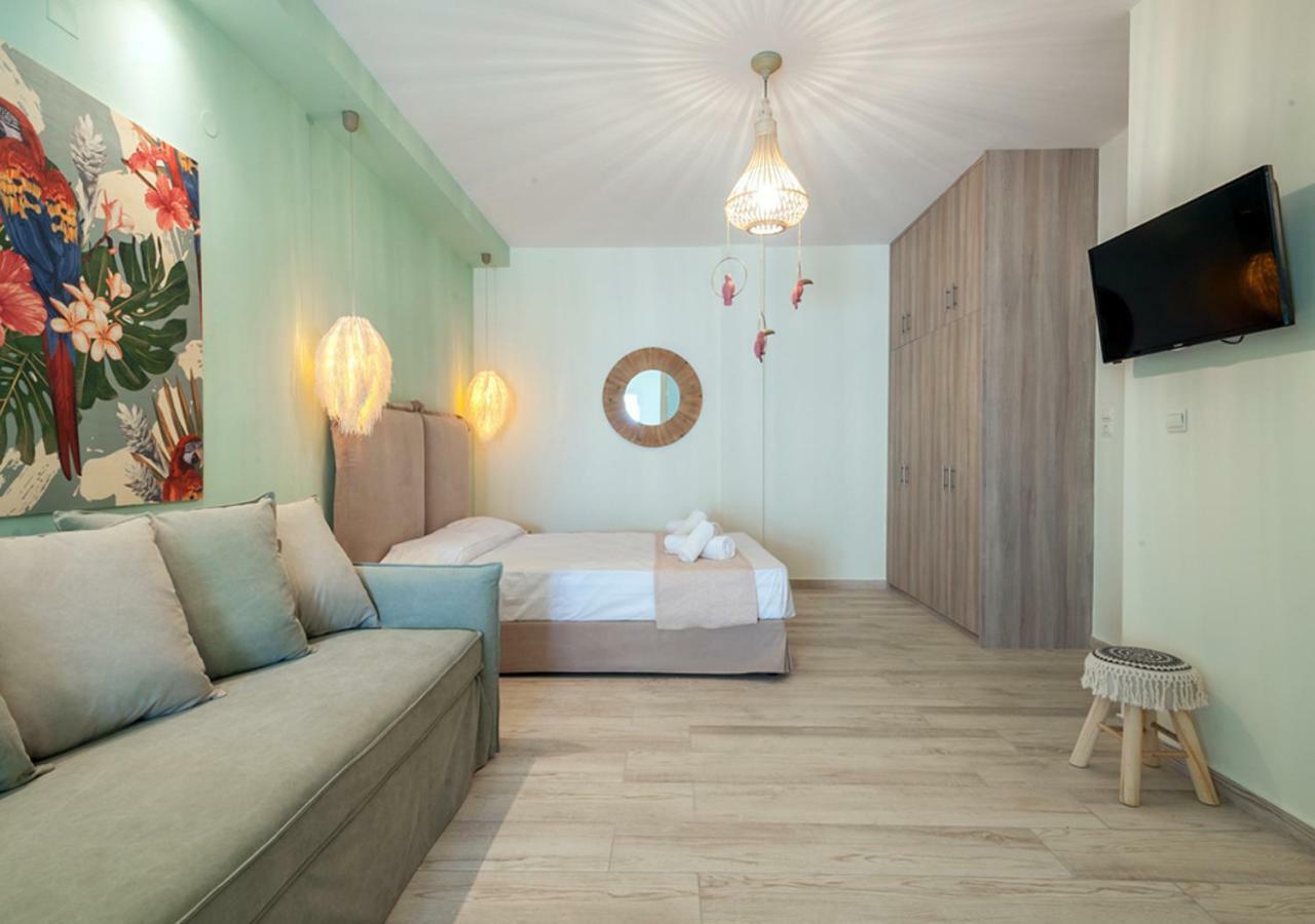Iliovasilema Aparthotel พลาติ ภายนอก รูปภาพ